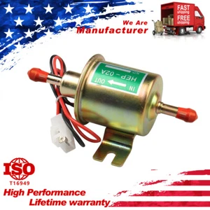 Bomba de combustible eléctrica universal en línea 12 V para cortadoras de césped motor diésel de 2,5-4 PSI - Imagen 1 de 12