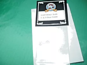 Master Creations (MC) HOn3 #629 C&S Boxcar Door Guide - Picture 1 of 1
