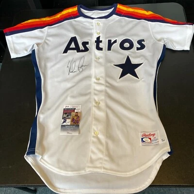 Nolan Ryan Signed Authentic 1989 Houston Astros Game Model Jersey With JSA COA - Image 1 of 4