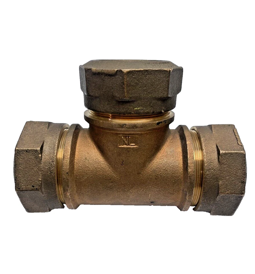 HM/JJ  2" TIGHTEN TO SHOULDER, COUPLING COMPRESSION TEE - Image 1 of 4