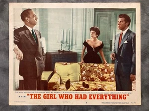 Elizabeth Taylor The Girl Who Had Everything Portrait Orig MGM Lobby Card - Bild 1 von 7