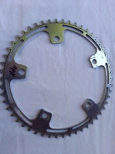Vintage Corona 52T 144 BCD compatibile Campagnolo Ofmega Gpm L'Eroica Colnago - Foto 1 di 14