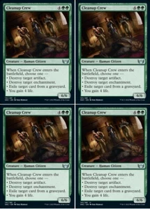 MTG - 4x CLEANUP CREW - Streets of New Capenna (U) - Picture 1 of 1