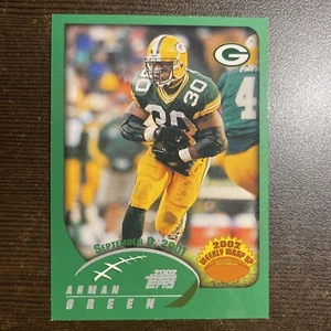 2002 Topps Collection #291 Ahman Green Football Card Green Bay Packers - Picture 1 of 2