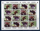 PAPOUASIE PAPUA New Guinea 2003 WWF Kangaroos  Yv 939/942 X 4 séries MNH **