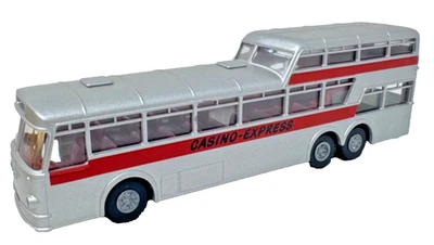 Brekina 1:87 Büssing Anderthalbdecker 1 1/2 Decker Bus Casino Express 1:87 H0 HO - Bild 1 von 4