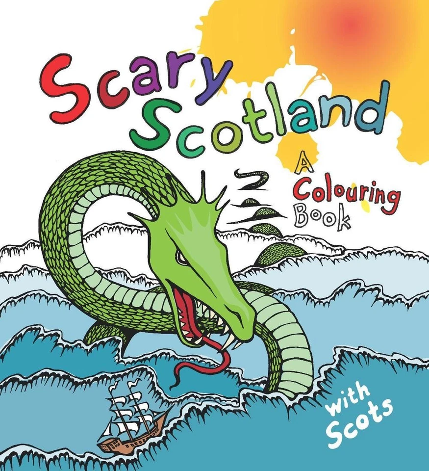 Scary Scotland: A Colouring Book by Elfreda Crehan (Scots) Paperback Book - Image 1 of 1