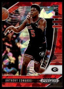 Selecciones del draft Panini Prizm 2020-21 Red Ice Prizm #41 Anthony Edwards novato radiocontrol - Imagen 1 de 2