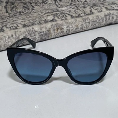 NEW MOSCHINO Sunglasses Black Cat Eye Sunglasses with GOLD detail - Image 1 of 4