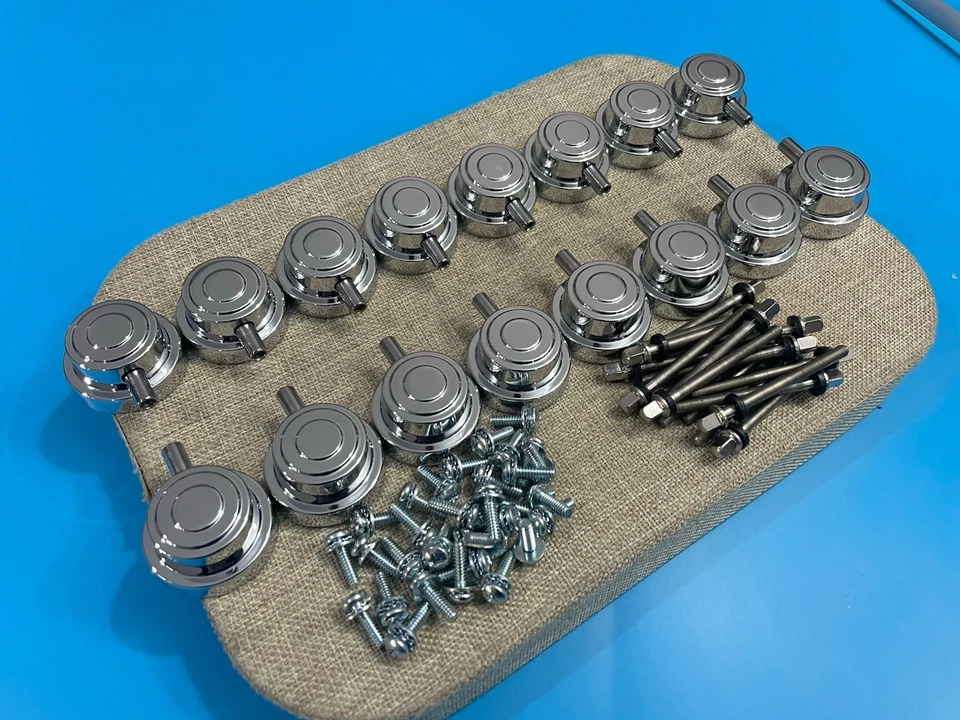 DW Collectors Series Floor Tom Drum Lug Set 16 Lugs & True Pitch Tension Rods - Image 1 of 4