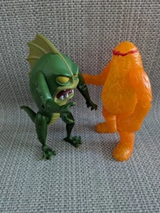 Scooby Doo 10,000 Volt Man & Swamp Monster Hanna Barbera Action Figure Pair - Picture 1 of 3