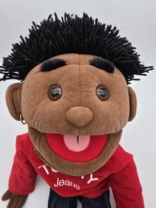 Sunny & Co Boy Full Body Plush Puppet Tomny Jeans African American 28" VNTG - Picture 1 of 19
