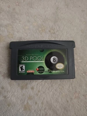 Archer MacLean's 3D Pool (Nintendo Game Boy Advance, 2004) - Image 1 of 3