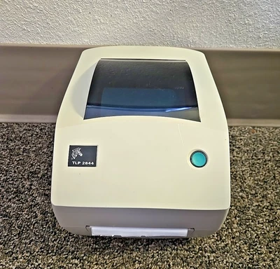 TESTED Zebra TLP 2844 Thermal Transfer Barcode Label Printer USB Serial Parallel - Image 1 of 4