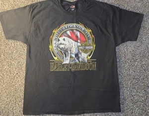 Vintage 2013 Harley Davidson Tee 2XL Clare's Niagra Falls Canada Motorcycle - Picture 1 of 16