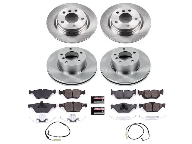 Комплект переднего и заднего тормозных колодок и ротора 86GTNM61 для BMW 128i 2008 2009 2010 - Изображение 1 из 1