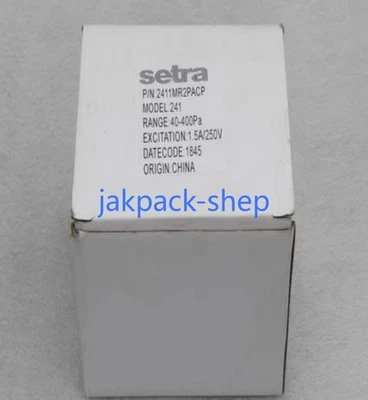 1 PCS NEW IN BOX Setra differential pressure switch 2411MR2PACP - Image 1 of 3