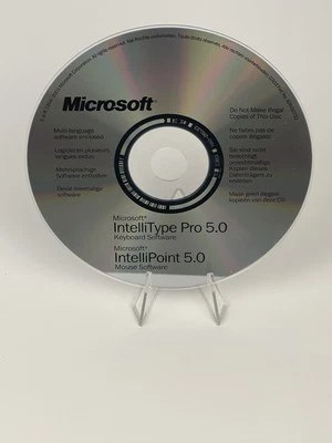 Microsoft IntelliType Keyboard Pro 5.0 & IntelliPoint Mouse Software Drivers CD - Image 1 of 2