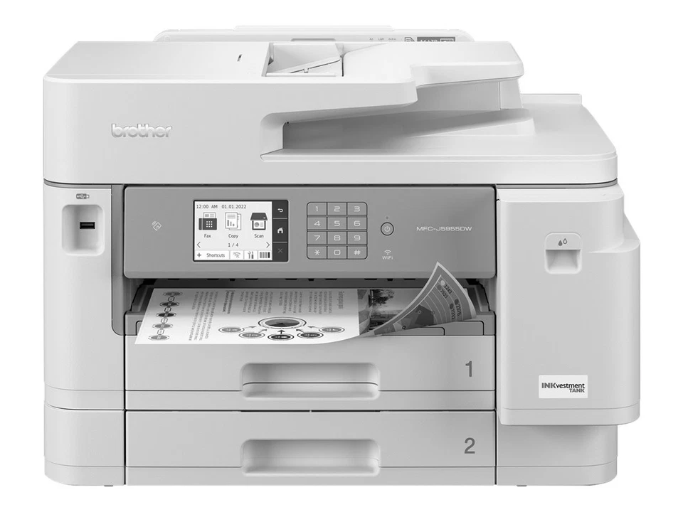 Brother Stampante Multifunzione InkJet a Colori A3 30 ppm WiFi MFCJ5955DWRE1