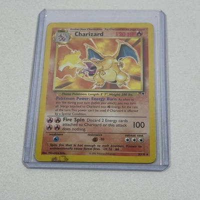Vintage Pokemon TCG Charizard 3/110 Legendary Collection 2002 Non Holo WOTC - Image 1 of 4