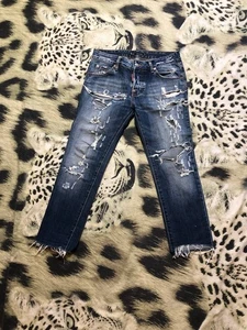 Dsquared2 Damen Distressed Jeans Jeans Farbe Größe 38 Made in Italy HERREN verwaschen - Bild 1 von 24