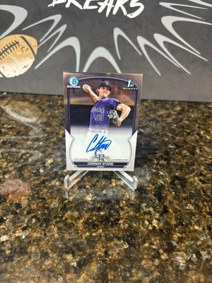 Connor Staine 1st Bowman Auto CPA-CSE Baseball - Image 1 of 2