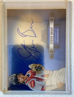 2012 Bowman Sterling Prospect Autographs #SB Steve Bean - Image 1 of 2