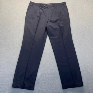 Lauren Ralph Lauren, Pantalones de vestir para hombre talla 40X32, plisados, 100 % lana, azules - Imagen 1 de 8