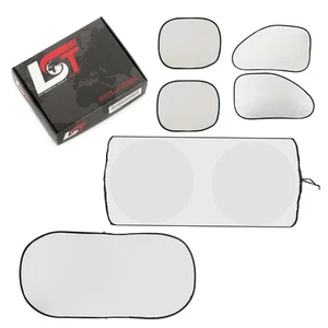 Sonnenschutz UV-Schutz 6tlg Scheibenabdeckung blickdicht vorne hinten für MAZDA - Bild 1 von 10