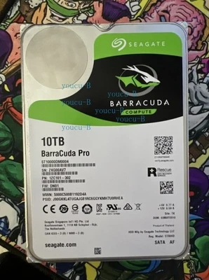 New Seagate ST10000DM0004 Barracuda Pro 10TB 3.5" SATA 7200RPM 256MB Hard Drive - Image 1 of 4