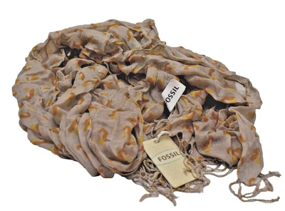 Fossil Birdie Scarf Grey New! NWT - Image 1 of 4