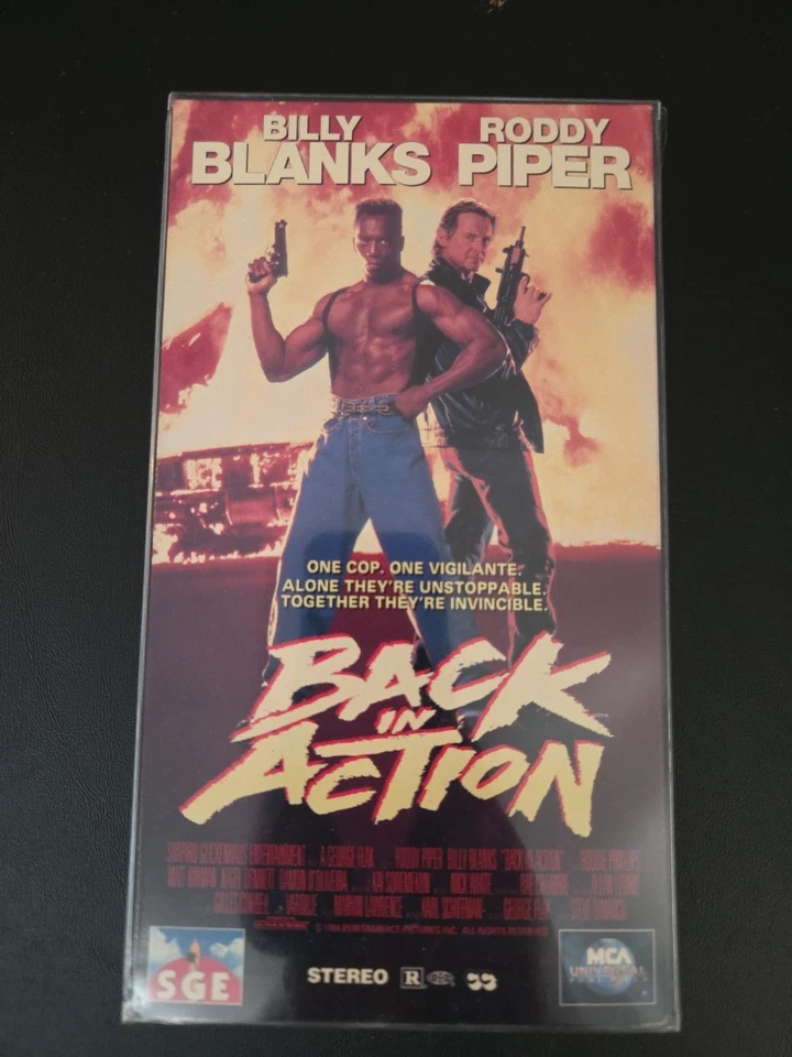 Back in Action (VHS, 1994, Billy Blanks) Untested - Image 1 of 4