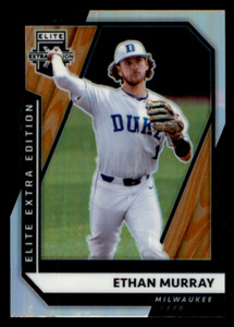 2021 Panini Elite Extra Edition Ethan Murray  Optic Holo  #147 Brewers