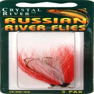 SouthBend Russian River Fly RED/WHT 3PK - Picture 1 of 1