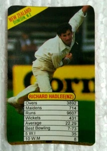 INDIEN 1996 UNIVERSAL CRICKET TRUMP CARD BOWLER 36 KARTEN mit SACHIN TENDULKAR - Bild 1 von 10