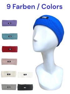 Stirnband 8 cm Damen Herren Winter warm Strickstirnband Sport Freizeit Outdoor - Bild 1 von 46