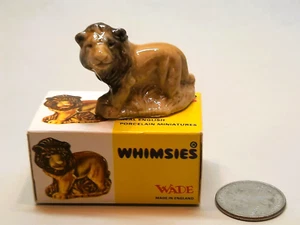 Geo. Wade England Lion Miniature Porcelain Figurine - Picture 1 of 3