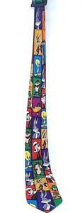 VINTAGE 1993 HERREN LOONEY TUNES MANIA BUGS BUNNY UND ANDERE KRAWATTE - Bild 1 von 5