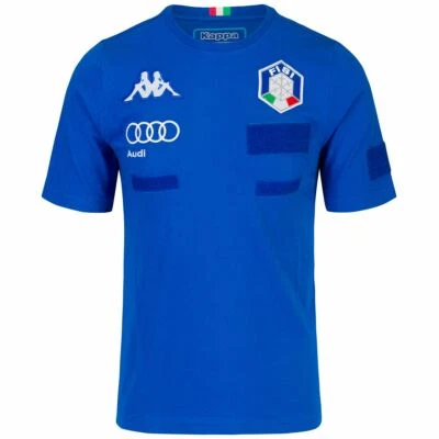 4900/19 KAPPA FISI T-SHIRT UOMO AUDI TISHY SQUADRA TEAM MAGLIA MAGLIETTA 304KC10