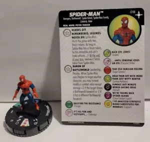 HEROCLIX BATTLEWORLD SPIDER-MAN 018 WITH CARD - Picture 1 of 1