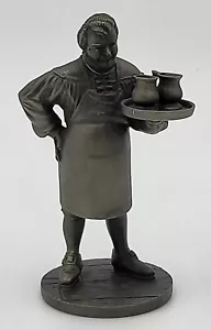 Franklin Mint 1975 Colonial America "The Innkeeper" Pewter Figure w/ Box - Picture 1 of 7