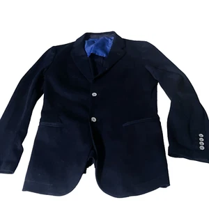Vintage women navy single breasted two piece blazers UK14|L33 W20|SKU 6512 - Picture 1 of 3