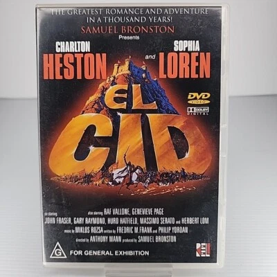El Cid DVD, 1961 - Charlton Heston, Sophia Loren, Samuel Bronston - Image 1 of 3