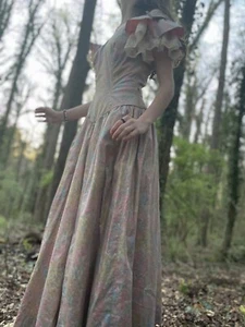 Vintage Discontinued Priscilla Of Boston Bridesmaid Dress - Picture 1 of 6