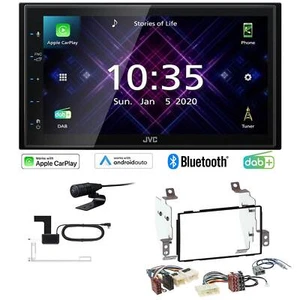 JVC Autoradio Apple CarPlay Android DAB+ für Nissan Note 2006-2013 in schwarz - Bild 1 von 8