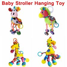 Baby Hanging Toys Kids Pull Bell Pendant Toy for Crib with Rattle Ring Plush Toy