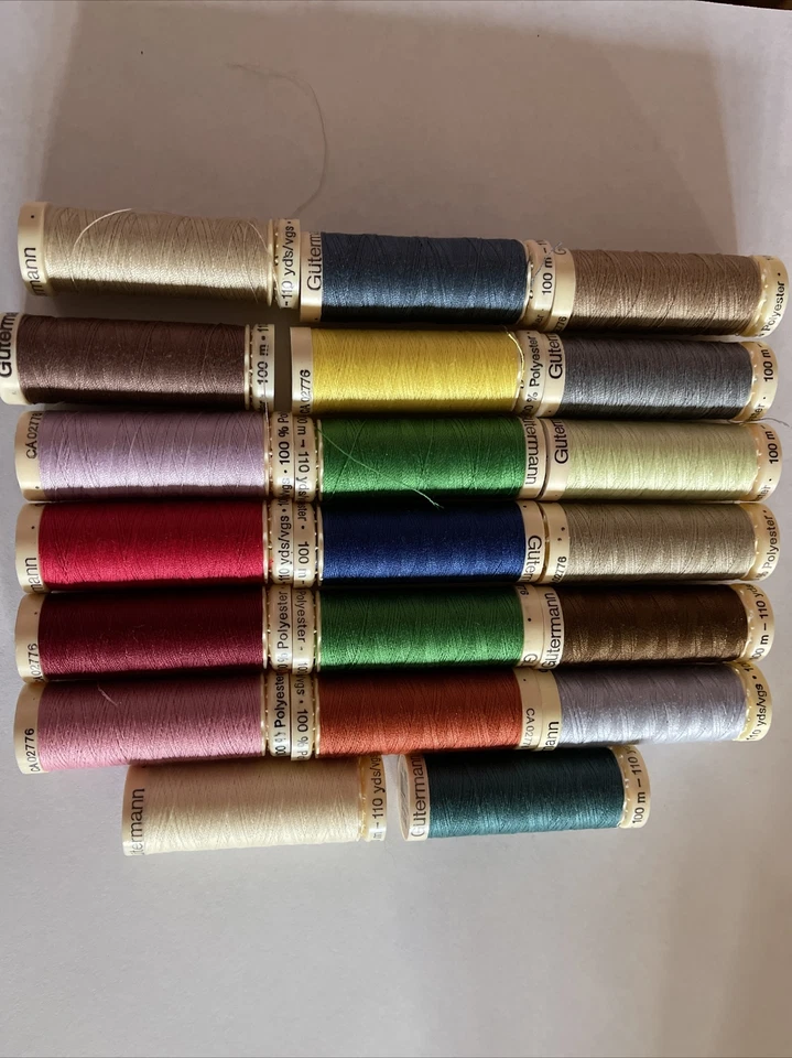 Gutermann Thread Sew All Assortment Pack of 20 Spools ea. 110 yds Polyester #5P - Image 1 of 1