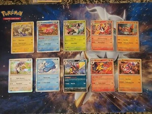 Pokemon Scarlet And Violet 10 Holo Rare Set NM - Picture 1 of 2