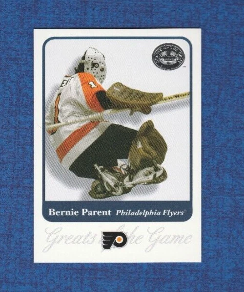2001-02 Fleer Greats of the Game # 41 Bernie Parent - Image 1 of 2
