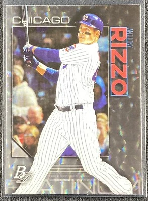 2020 Bowman Platinum Anthony Rizzo Platinum Ice #23 Cubs - Image 1 of 2